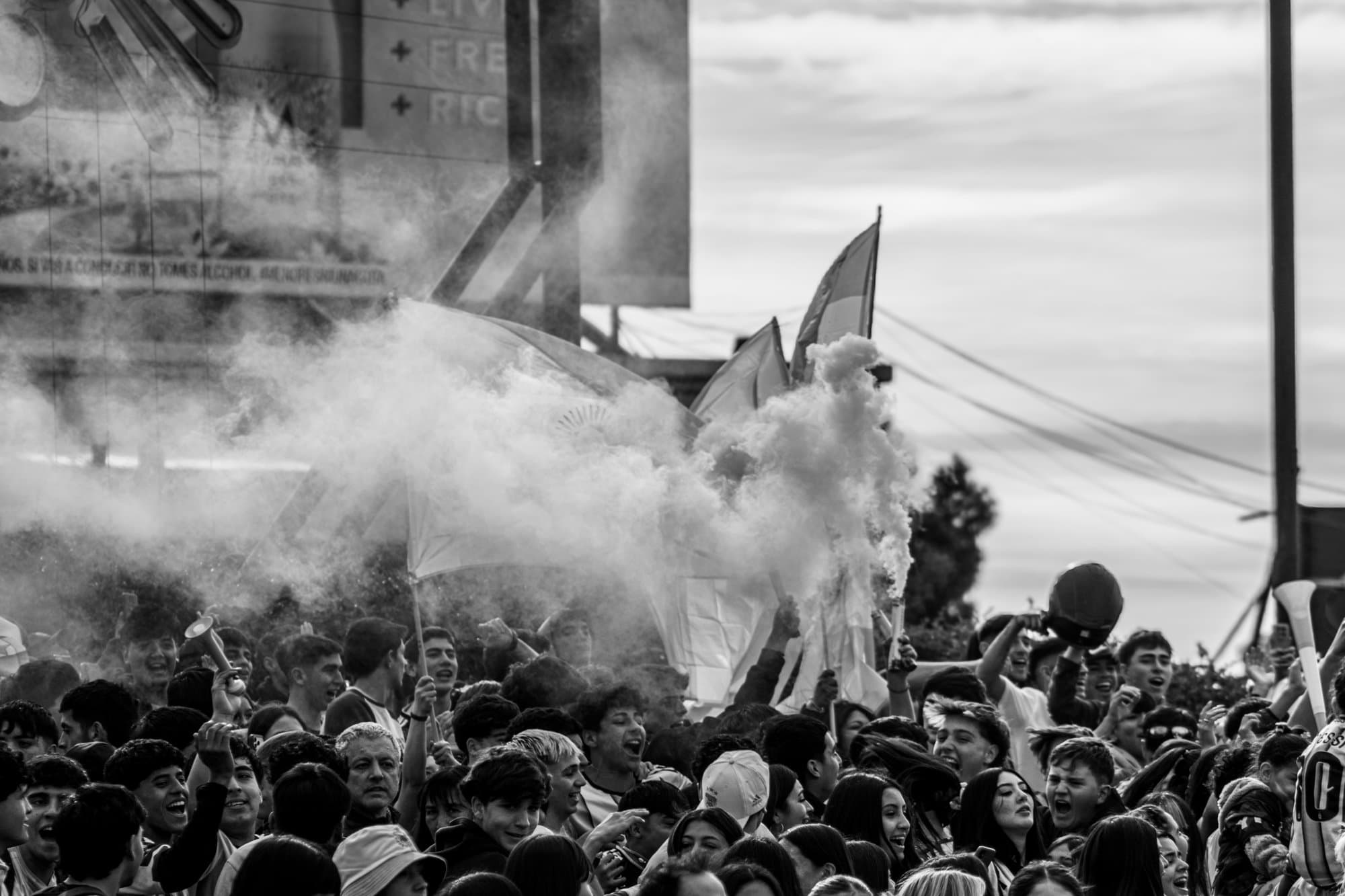 Festejo Argentina - Egipto